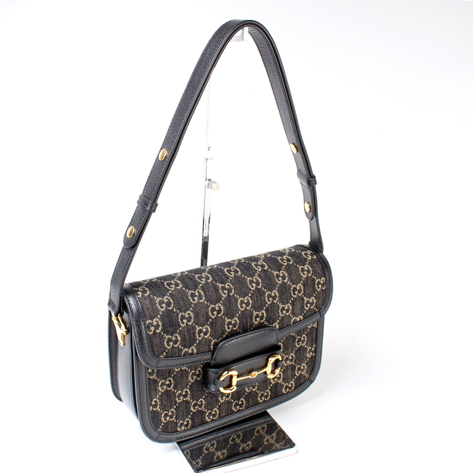 602204 Horsebit 1955 Leather Shoulder Bag lbcase