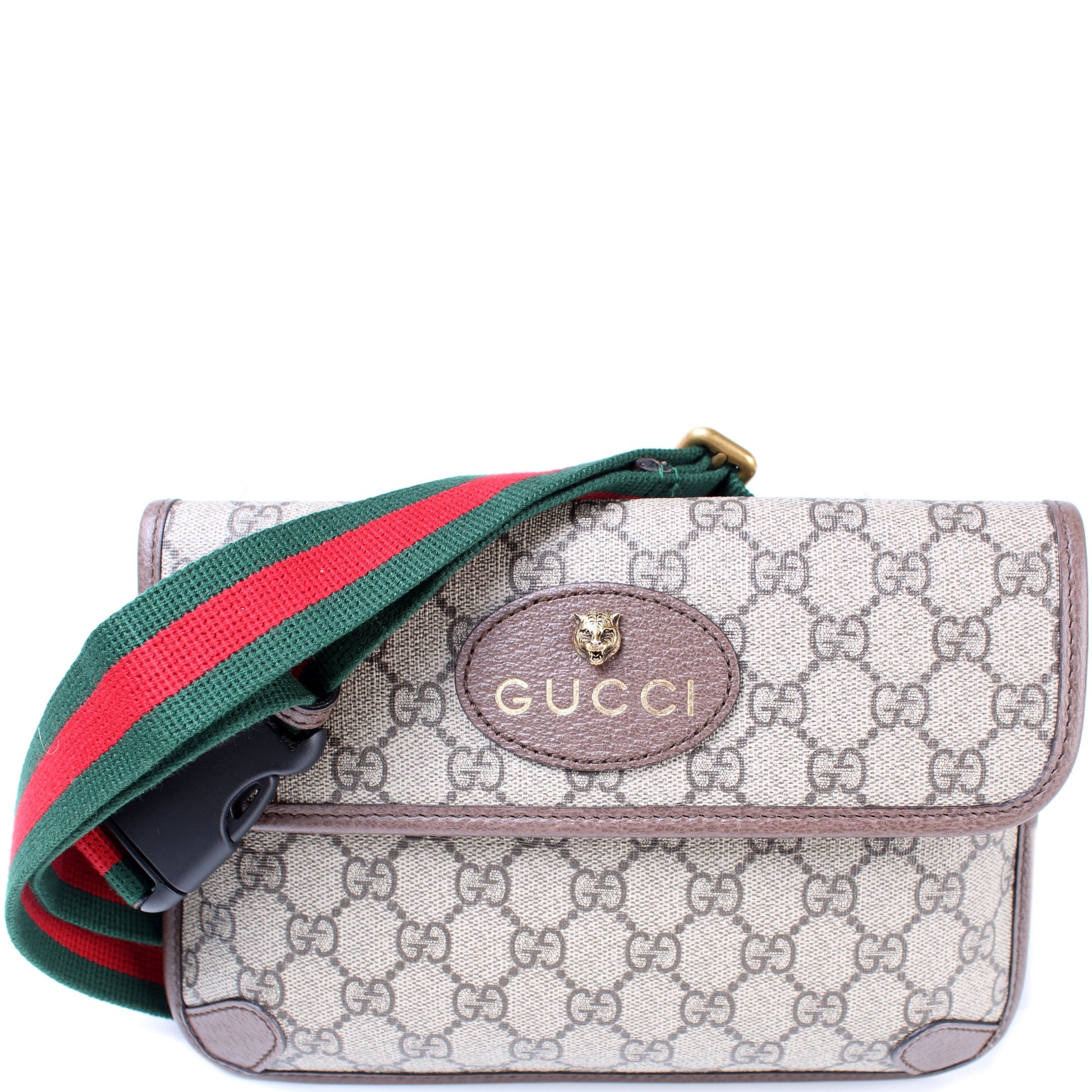 493930 GG Supreme Neo Web Belt Bag lbcase