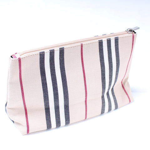 Toiletry Pouch Canvas Stripe