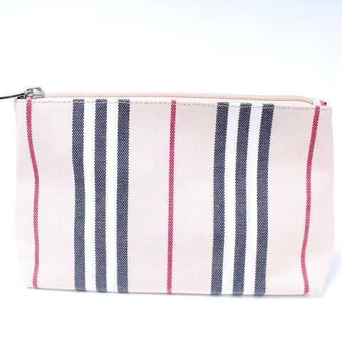 Toiletry Pouch Canvas Stripe