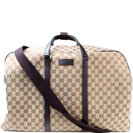 610105 GG Canvas Boston Duffle lbcase