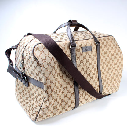 610105 GG Canvas Boston Duffle lbcase