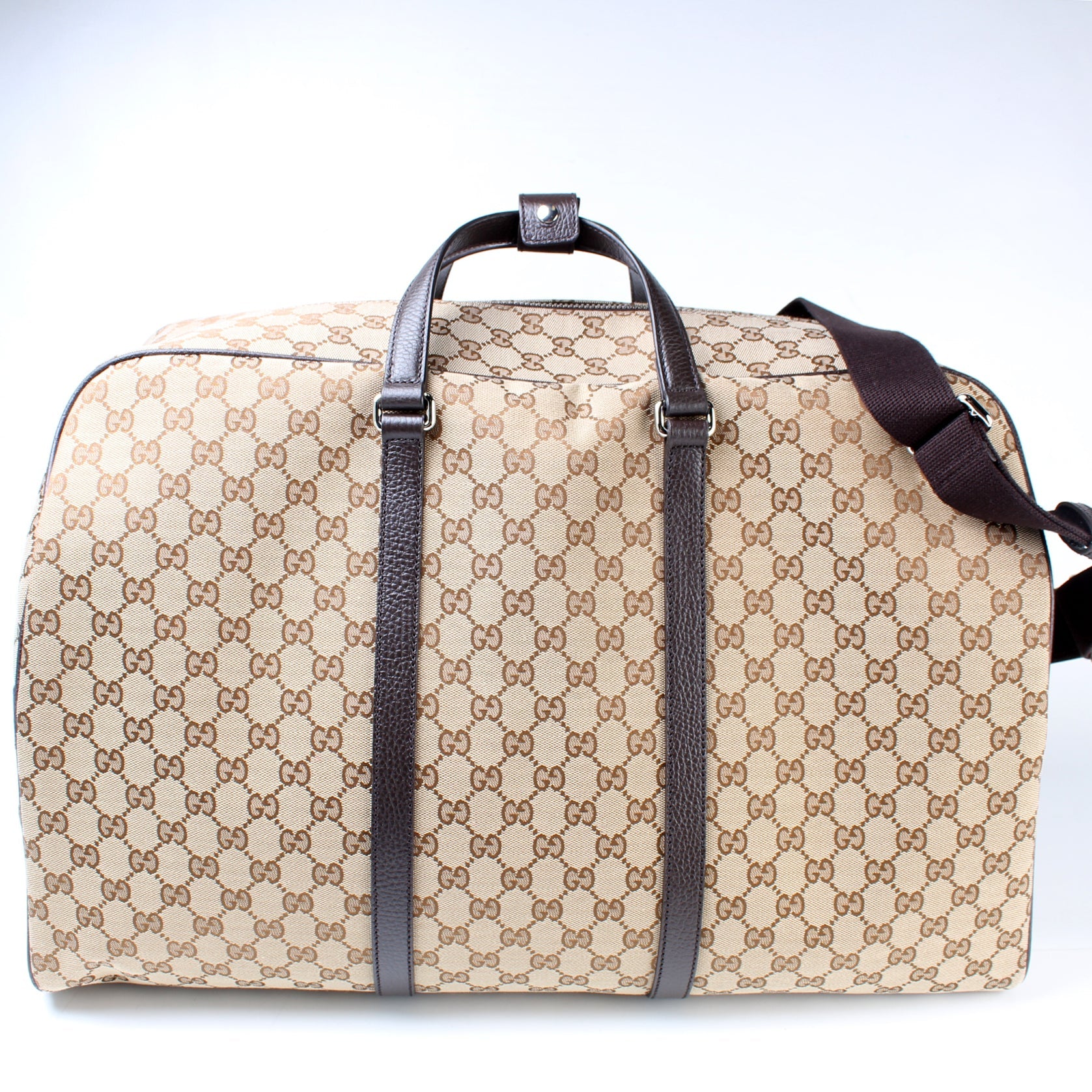 610105 GG Canvas Boston Duffle lbcase