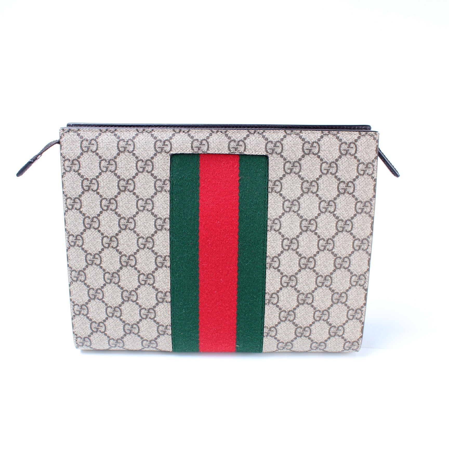 475316 GG Supreme Web Pouch lbcase