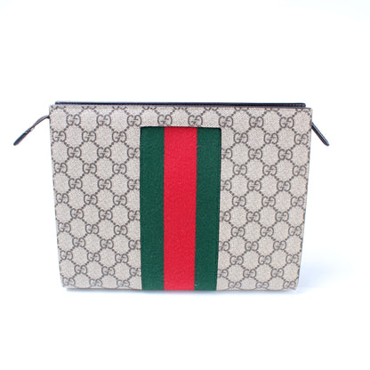 475316 GG Supreme Web Pouch lbcase
