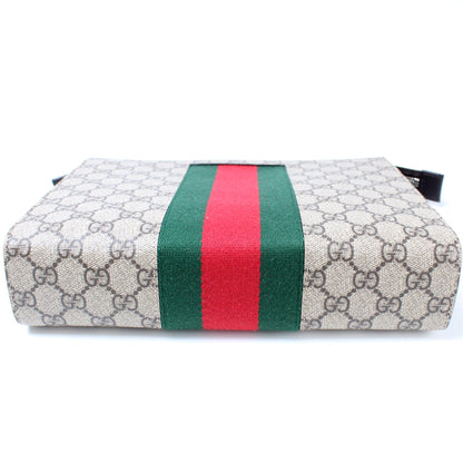 475316 GG Supreme Web Pouch lbcase