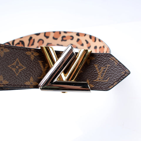 Twist Leopard / Monogram Reversible Belt