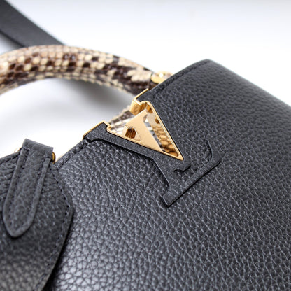 Capucines Mini Taurillon/Python