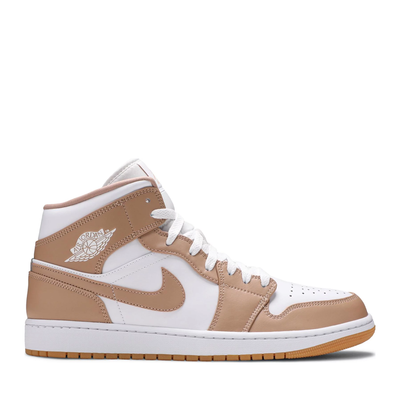 NIKE AIR JORDAN1 MID TAN GUM (NEW) (NEW)