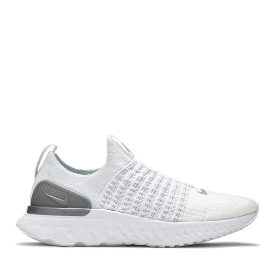 REACT PHANTOM RUN FLYKNIT 2 'TRUE WHITE SILVER' (NEW)
