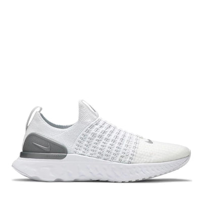 REACT PHANTOM RUN FLYKNIT 2 'TRUE WHITE SILVER' (NEW)