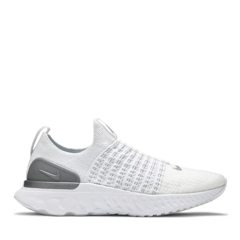 REACT PHANTOM RUN FLYKNIT 2 'TRUE WHITE SILVER' (NEW)