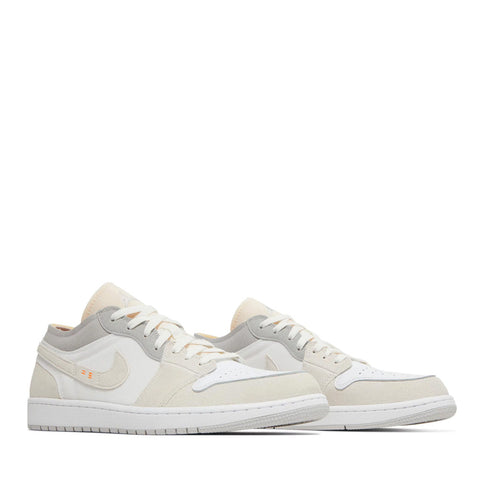 NIKE AIR JORDAN1 LOW INSIDE OUT CREAM WHITE LIGHT GREY (NEW)