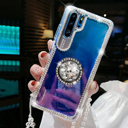 Rhinestone Bracket phone Case lbcase