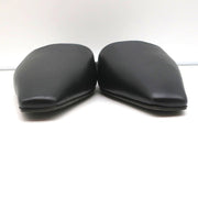 Brunello Cucinelli Monili-Embellished Mules Black Leather Size 39 Slip-On Flats