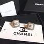 Silver Diamond Earrings lbcase