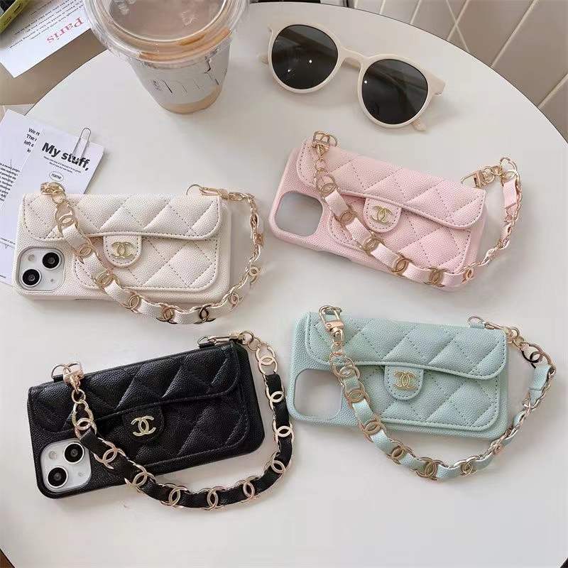 Chain and card bag phone case lbcase
