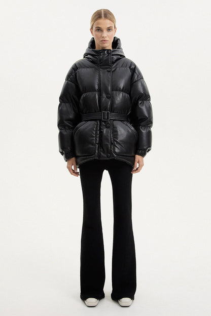 Michlin Jacket Leather Black