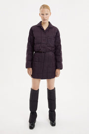 Cropped Down Shirt Micro Pomegranate