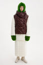 Atti Vest Leather Maroon