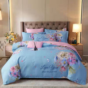 100% thick Skin-friendly cotton four-piece quilt cover  new product