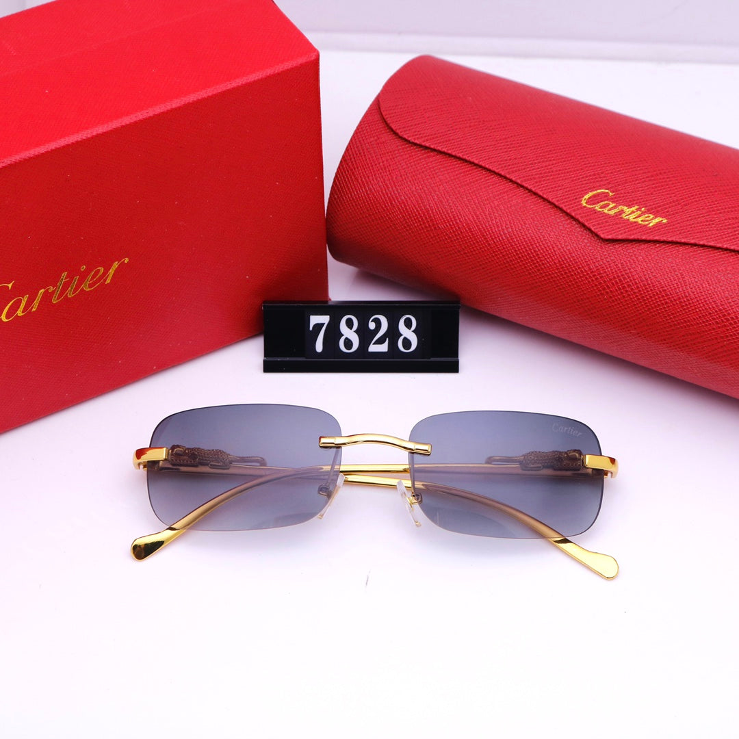 2022 New Ladies Fashion Classic Rmless Sunglasses lbcase