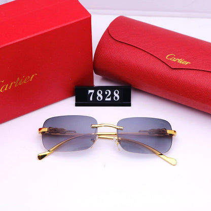 2022 New Ladies Fashion Classic Rmless Sunglasses lbcase