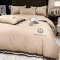 High-end Embroidered skin-friendly brushed cotton Four-Piece Suit  Bed Supplies lbcase