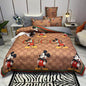Luxury 100% cotton  four-piece Bedding Set lbcase