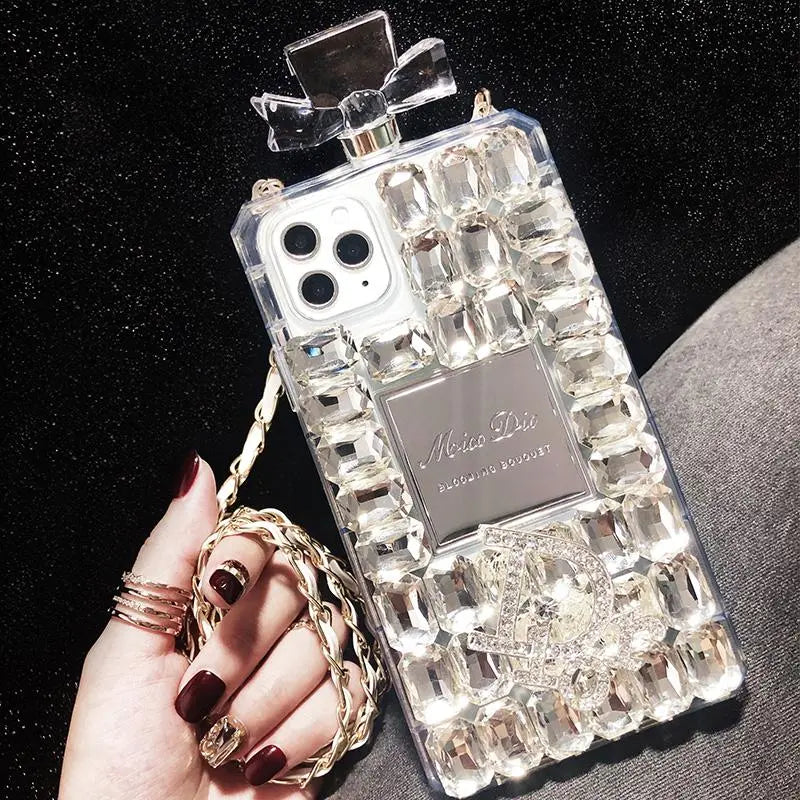 Luxurious Diamond Perfume Bottle Case lbcase
