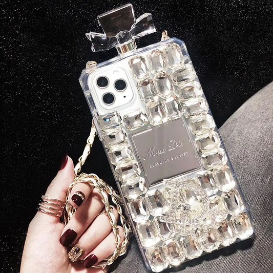 Luxurious Diamond Perfume Bottle Case lbcase