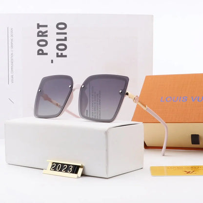 5 COLORS FEMALE POLARIZED GLASS BEACH SUNGLASSES lbcase