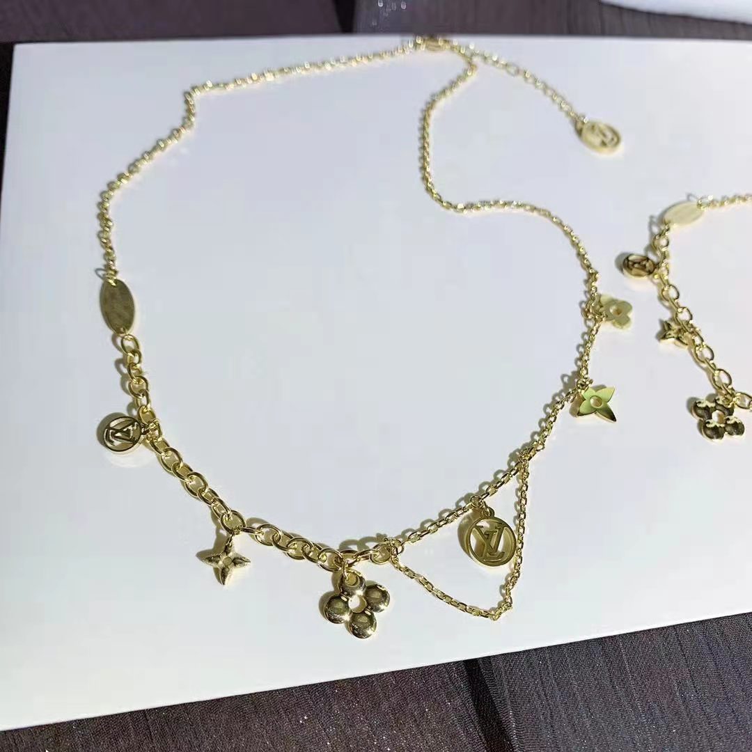Gorgeous Necklace Bracelet Set Fashion Jewelry lbcase