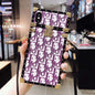 Fashion letter pattern square phone case lbcase