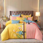 100% thick Skin-friendly cotton four-piece quilt cover  new product