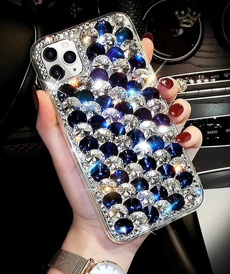 Shiny rhinestone phone case for iphone lbcase