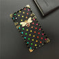 Glitter Love Heart Bee Square phone Case for iphone lbcase