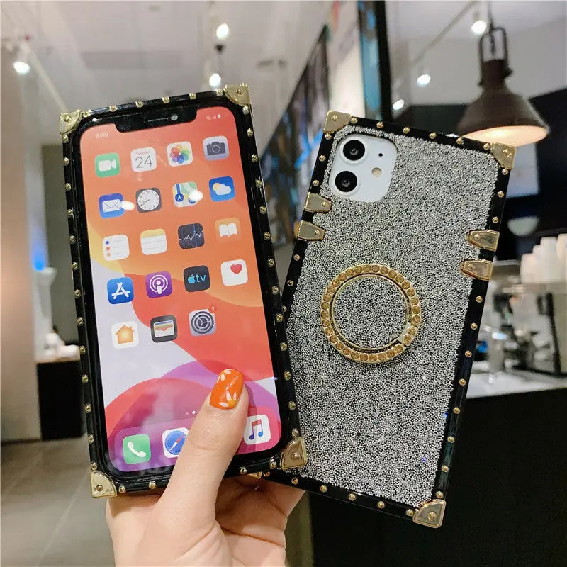 Bling Glitter Square Case lbcase