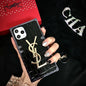 High-end crocodile pattern square phone case lbcase