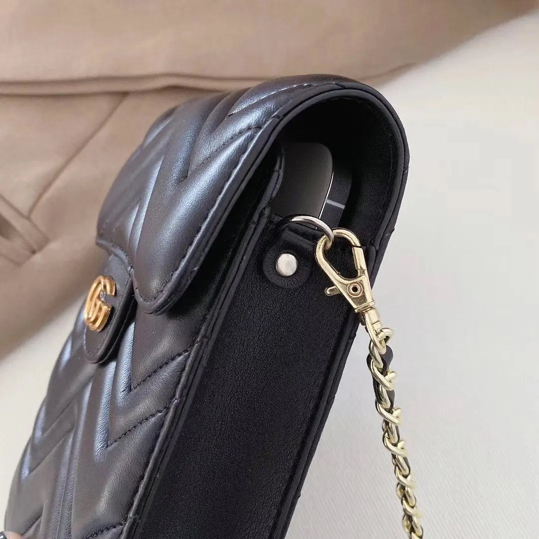 LUXURIOUS SHOULDER BAG CORTEX PURSE PHONE CASE lbcase