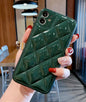 Luxury leather rhombus phone case lbcase