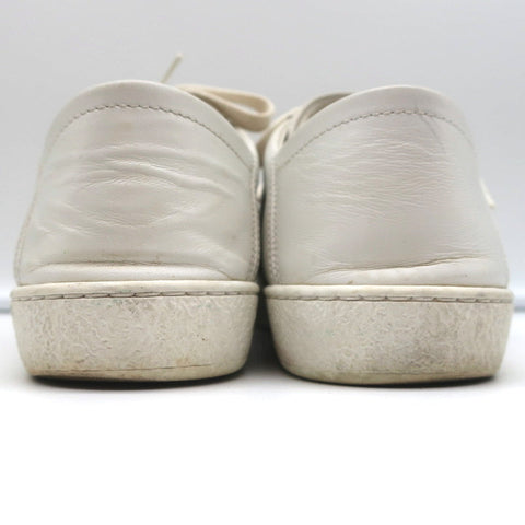 Gucci Ace Bees & Stars Embroidered Sneakers White Leather Size 35.5