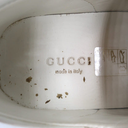 Gucci Ace Bees & Stars Embroidered Sneakers White Leather Size 35.5