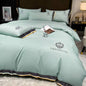 High-end Embroidered skin-friendly brushed cotton Four-Piece Suit  Bed Supplies lbcase