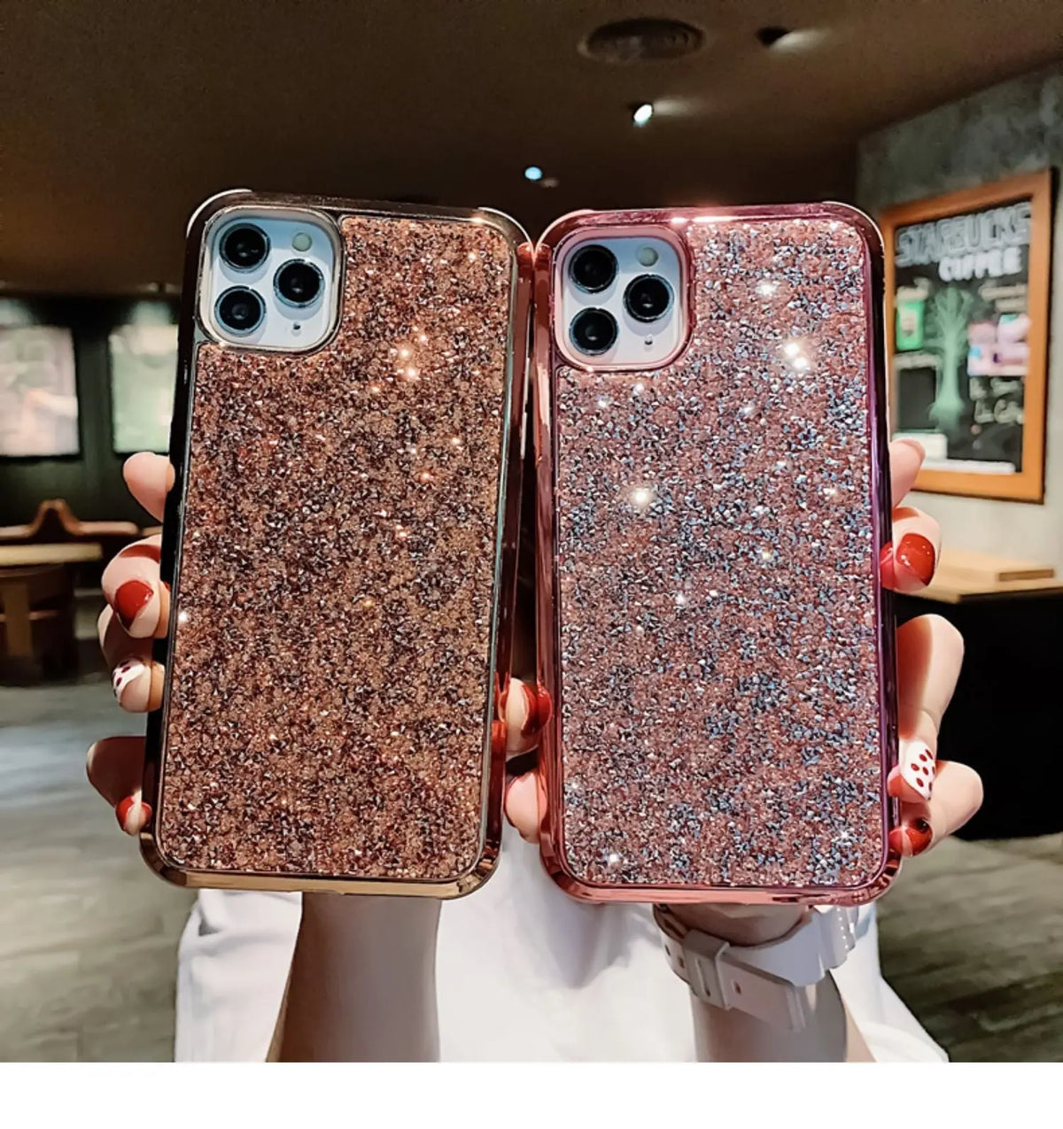 Luxury shiny phone case lbcase