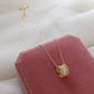 Fading titanium steel waist pendant necklace lbcase