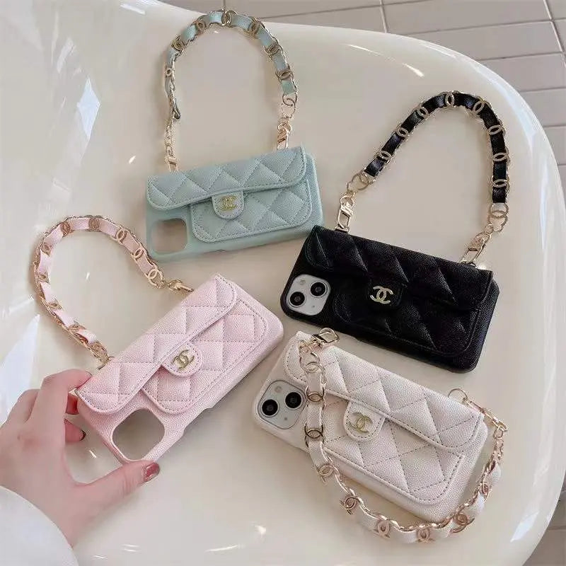 Chain and card bag phone case lbcase