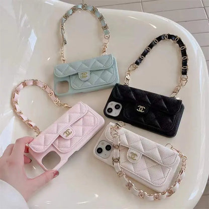 Chain and card bag phone case lbcase