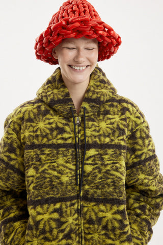Core Jacket Wool Yellow