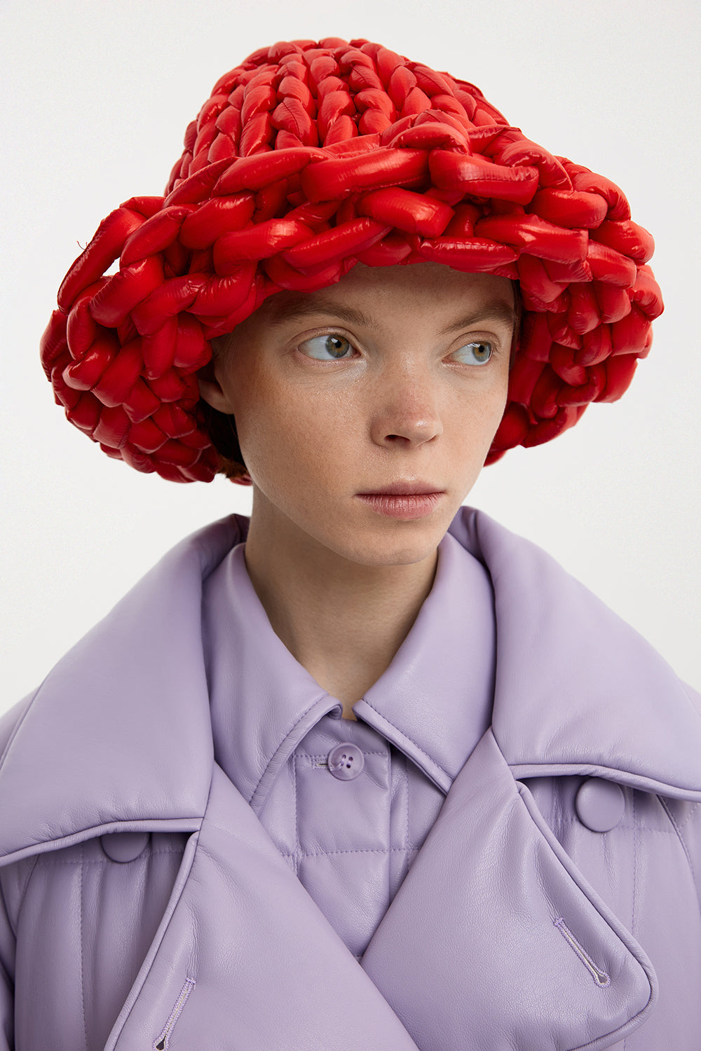 Knitted Hat Nori Red